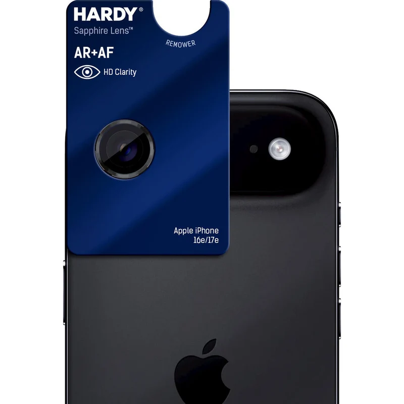 Saphirglas für die Kamera mit Applikator für iPhone Air, 3mk Hardy Sapphire Lens,