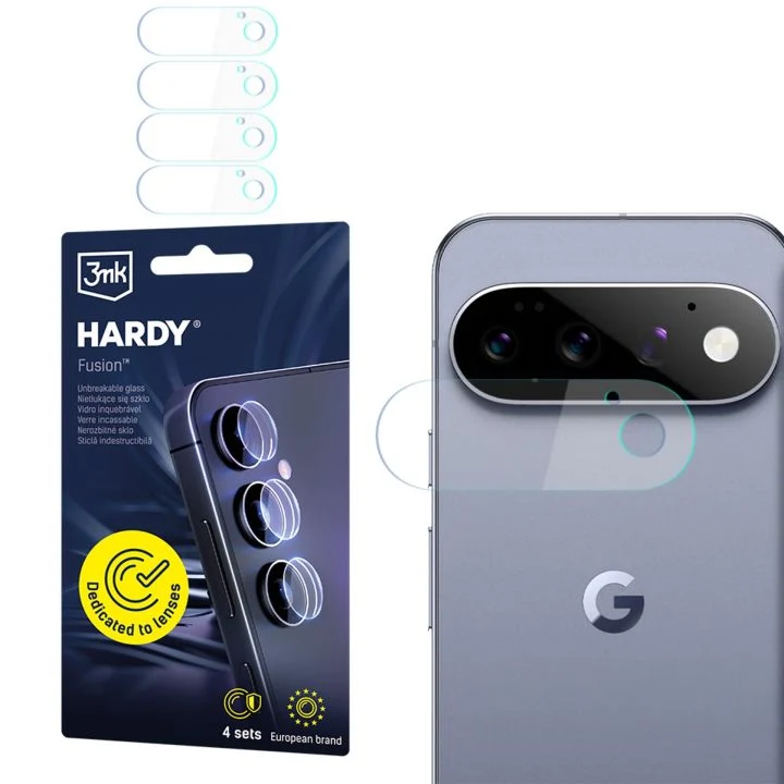 4x Hybridglas Kameraschutz für Linsen für Google Pixel 11 Pro, 3mk Hardy Fusion Lens Protection