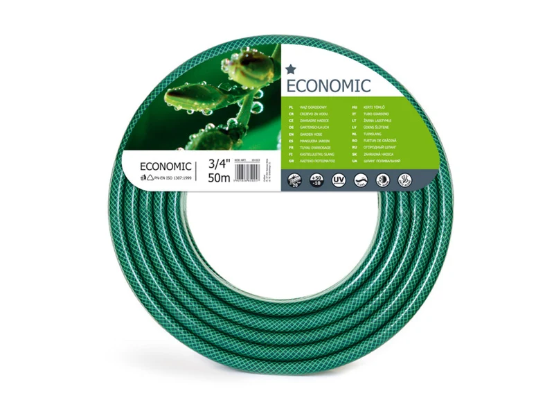Cellfast Gartenschlauch SET ECONOMIC Elastisch und flexibel 3-lagiger UV-Strahlen- und Algenablagerungbeständig 20 bar 50m 3/4 zoll