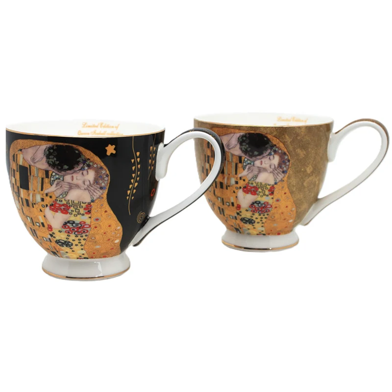 Jumbo Gustav Klimt Kiss Becher 2 Stück, Königin Isabel