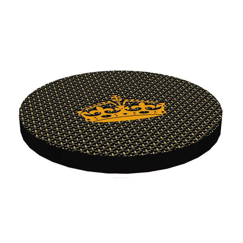 Bertoni Katzenbett / Matratze, aus elastischem Schaumstoff, Durchmesser 55 cm, Crown Design, Ring