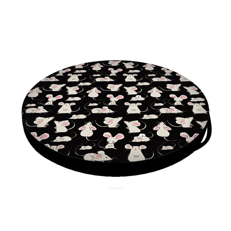 Bertoni Katzenbett / Matratze, aus elastischem Schaumstoff, Durchmesser 55 cm, Design Maus, Ring