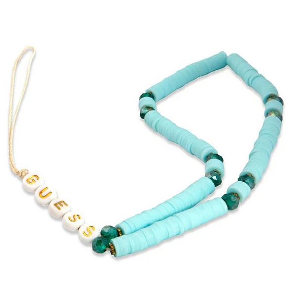 Universal-Handyband für das Handgelenk, Guess Phone Heishi Beads Strap, Blau