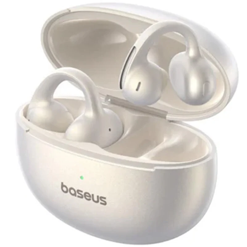 In-Ear-Kopfhörer mit Ohrbügel, Baseus Bowie MC1 Pro Open Ear TWS Earbuds, IP67, Bluetooth 6.0, Weiß