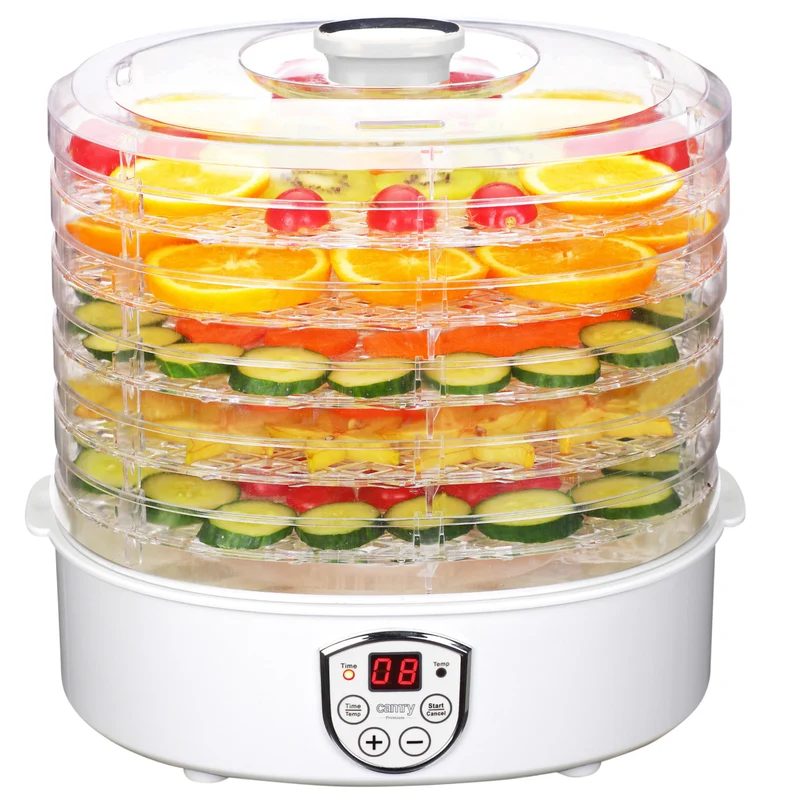 Lebensmitteltrockner, 550W, Dörrautomat, Lebensmittel Dehydrator, Dörrgerät für Lebensmittel
