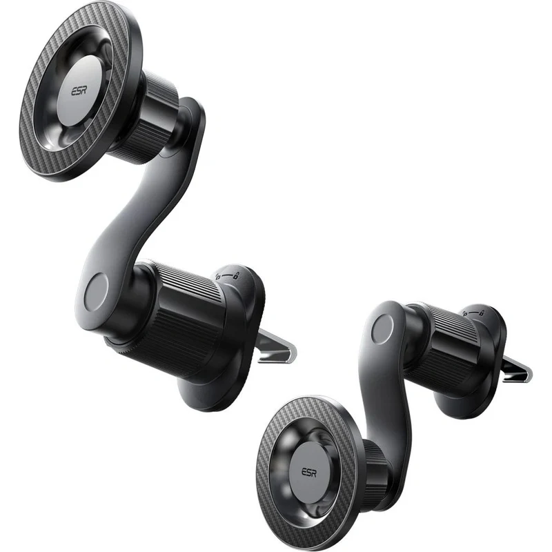 Magnetischer Autohalter für Mobiltelefone für MagSafe ESR Omnilock 2B523, Schwarz