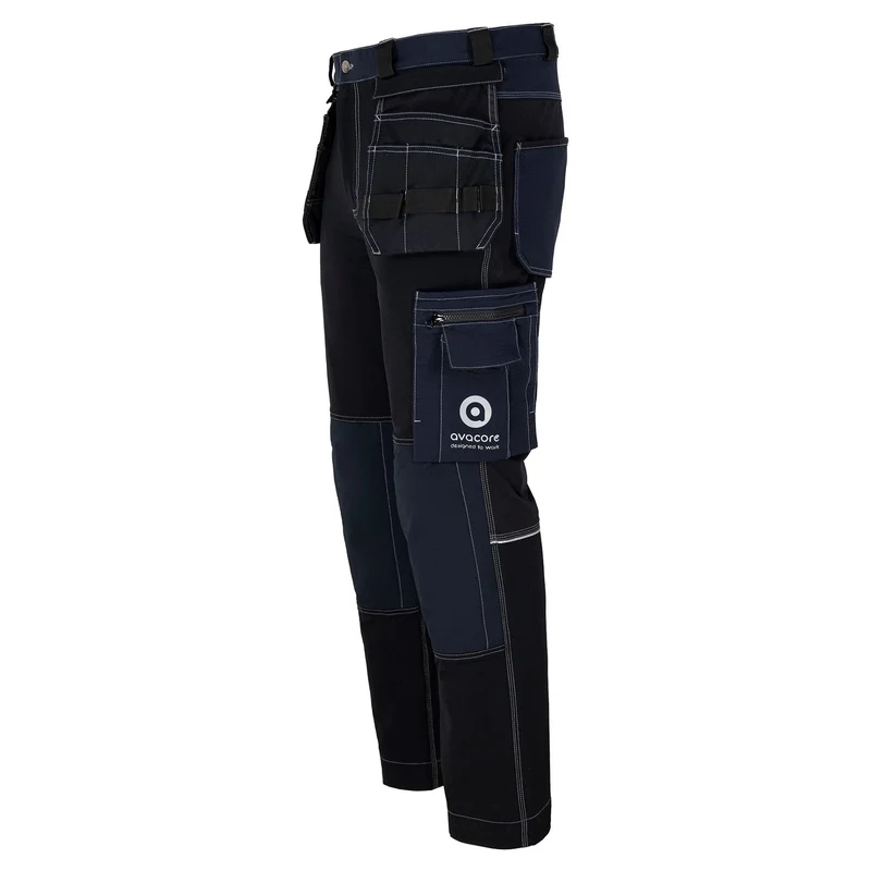 Avacore Bundhose, Stretch, Cordura, schwarz und marineblau, Größe 60, Avaflex
