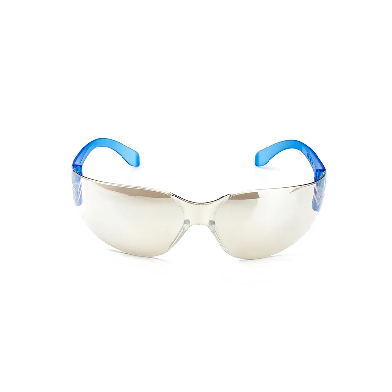 Universelle Schutzbrille Leichte Sicherheitsbrille UV400 Filter Kratzfest Arbeitsbrille mit verspiegelten Gläsern