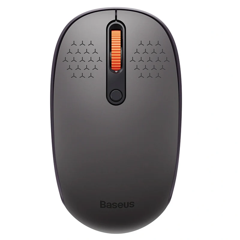 Ergonomische kabellose Maus, Baseus F01B, Tri-Mode Wireless Mouse, Bluetooth 5.0 / 3.0, 2.4 GHz (USB) 1600 DPI. Grau