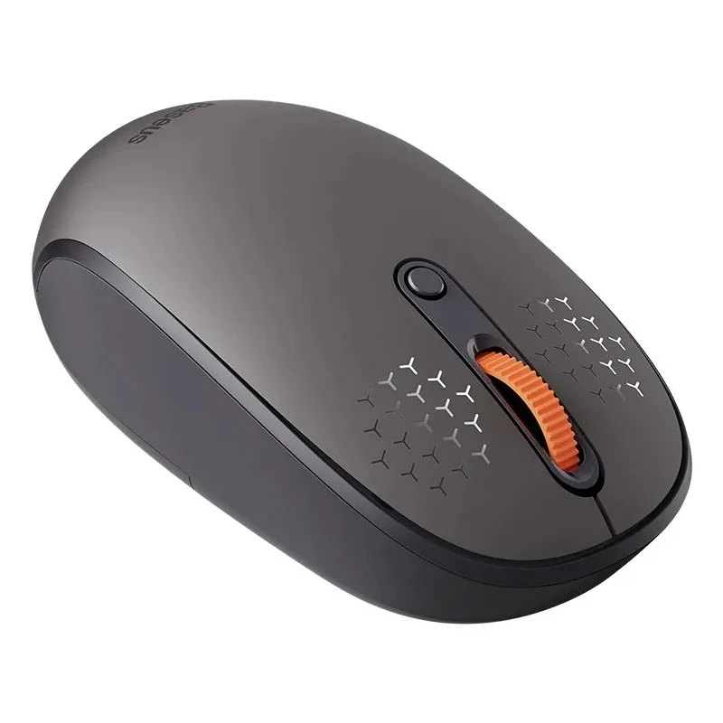 Ergonomische kabellose Maus, Baseus F01A, 2.4 GHz, 1600 DPI, Grau