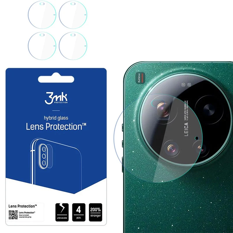 Objektivschutz für Xiaomi 17 Ultra, 3mk Lens Protection, 4 Sätze