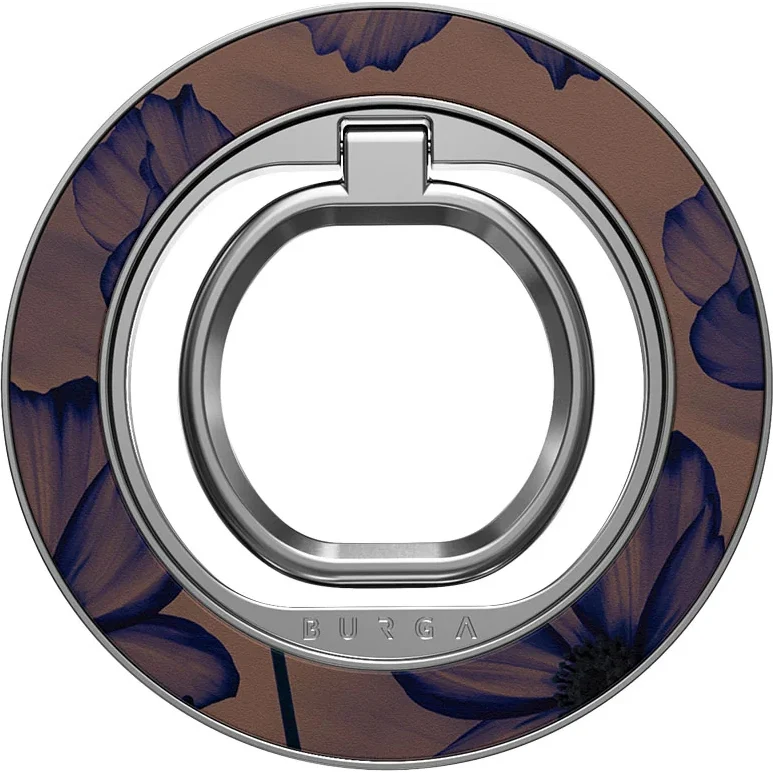 Finger-Magnet-Halterung / Ständer, Burga Velvet Night, Braun und marineblau
