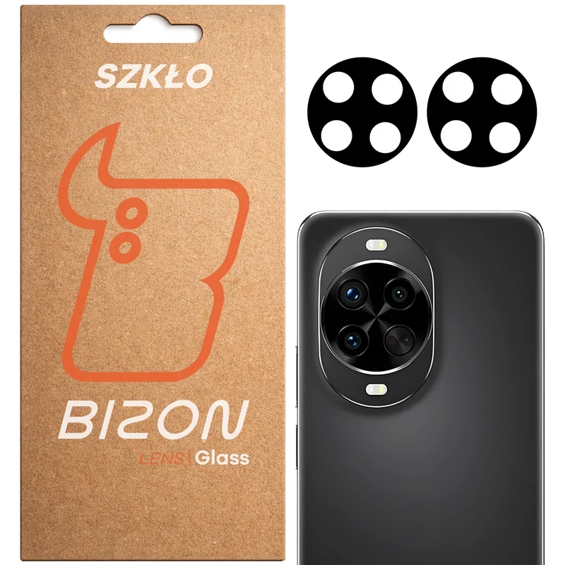 Gehärtetes Glas für die Kamera für Huawei nova 14 Pro, Bizon Glass Lens, 2 Stück