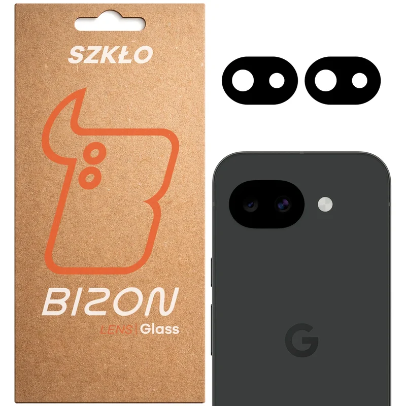 Gehärtetes Glas für die Kamera für Google Pixel 10a, Bizon Glass Lens, 2 Stück