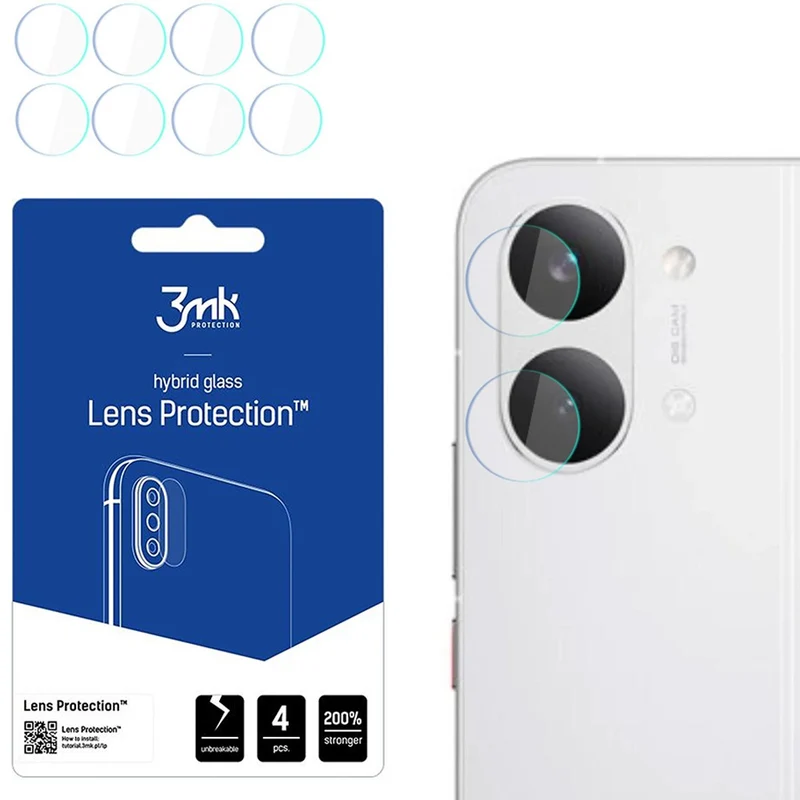 Objektivschutz für Xiaomi POCO X8 Pro Max, 3mk Lens Protection, 4 Sätze
