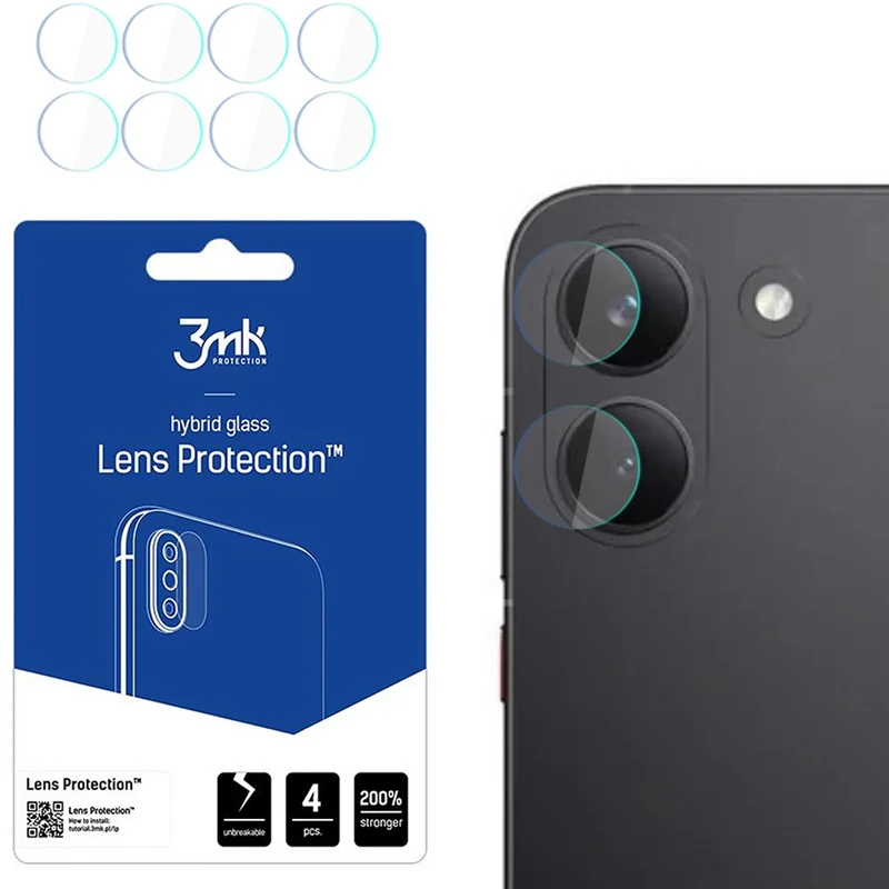 Objektivschutz für Xiaomi POCO X8 Pro, 3mk Lens Protection, 4 Sätze