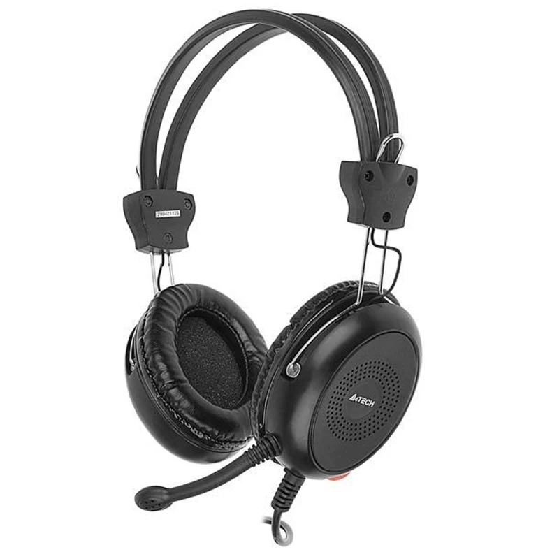 A4TECH HS-30 ComforFit Stereo-Headset Kopfhörer On-Ear Kopfhörer 40mm Treiber Schwarz