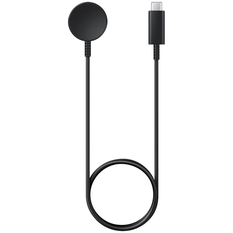 Induktives Ladegerät für Galaxy Watch 3 / 4 / 5, Galaxy Active / Active 2, Samsung Fast Charger, Schwarz