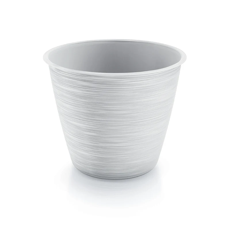 Furu Blumentopf für Innen- und Außenbereich UV-Beständig Rund Kunststoff DFO300-S449 - weiß