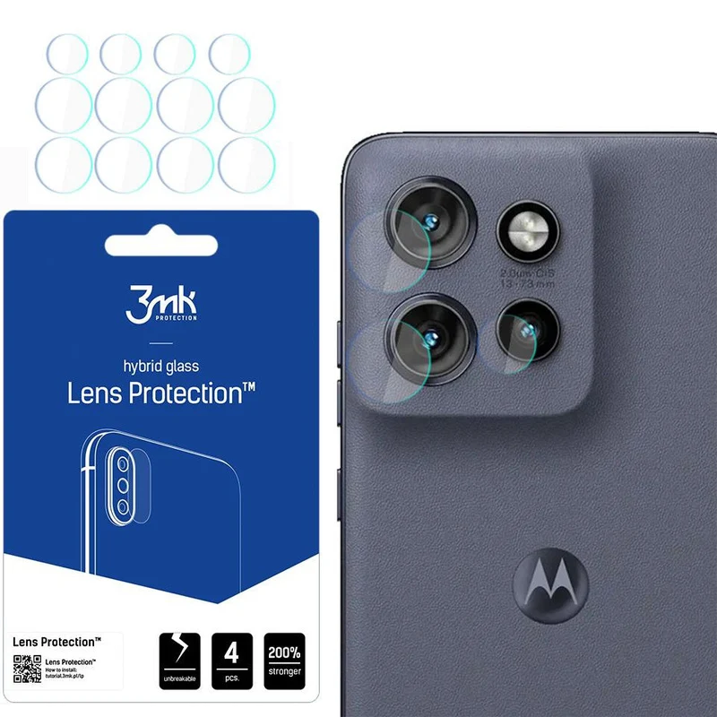 Objektivschutz für Motorola Edge 60 Neo, 3mk Lens Protection, 4 Sätze