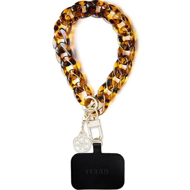 Handy-Lanyard Guess Universal Wirst Chain / Gürtel, Braun-Gold
