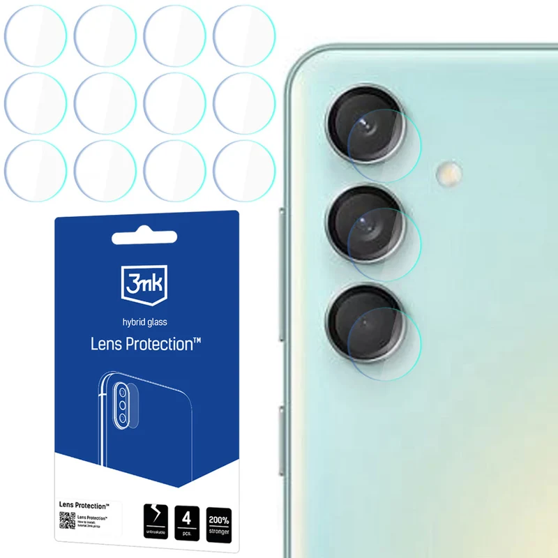 Objektivschutz für Galaxy M55 5G, 3mk Lens Protection, 4 Sätze