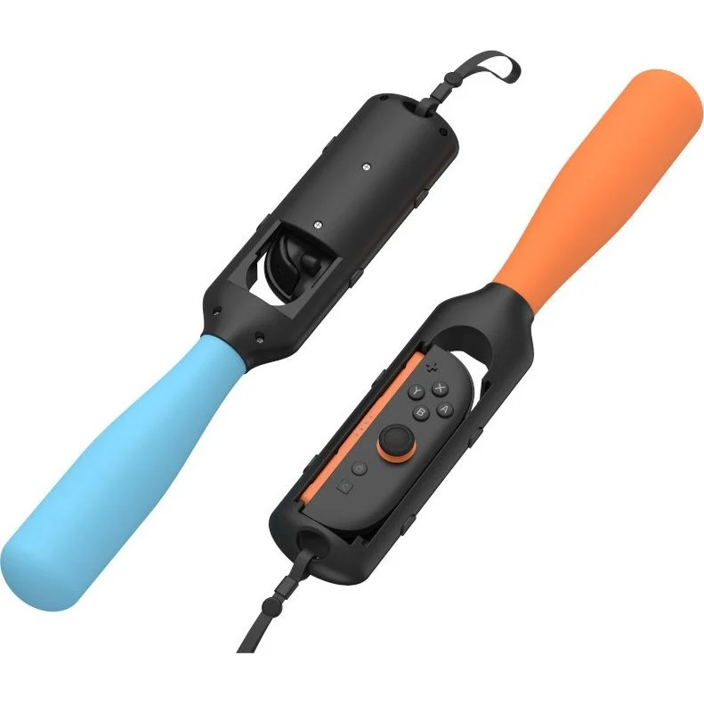 Halterung / Kappen für Joy-Cons für Nintendo Switch 2 / OLED / 1, YAXO Baseball Set, 2 Stück, Orange / Blau