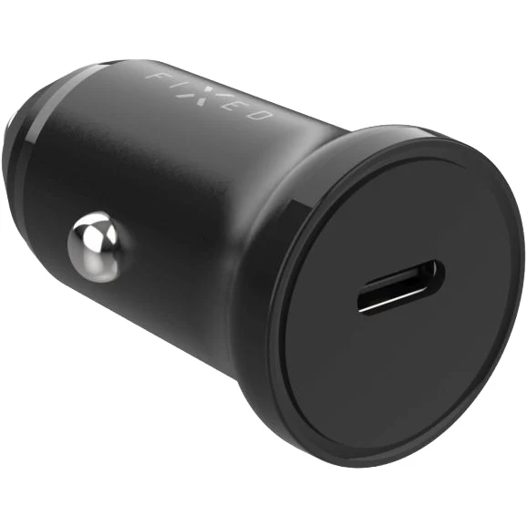 Autoladegerät mit USB-C PD 20W, Fixed Car Charger, Schwarz