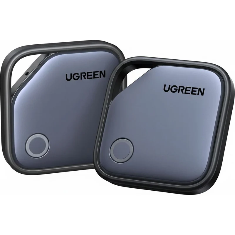 Bluetooth-Ortungsgerät / Tracker auf Bluetooth 5.3 für Smartphones und Tablets der Galaxy-Serie, Ugreen Tracker CM829, 2 Stück, Schwarz
