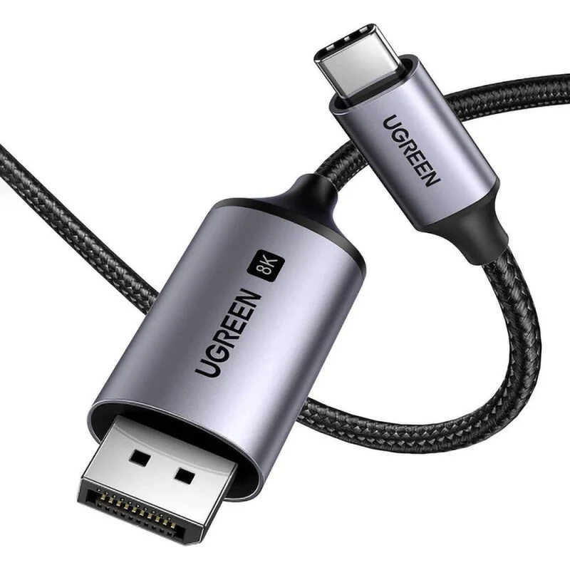 Kabel UGREEN CM556 USB-C / Displayport HDR 2m, Grau