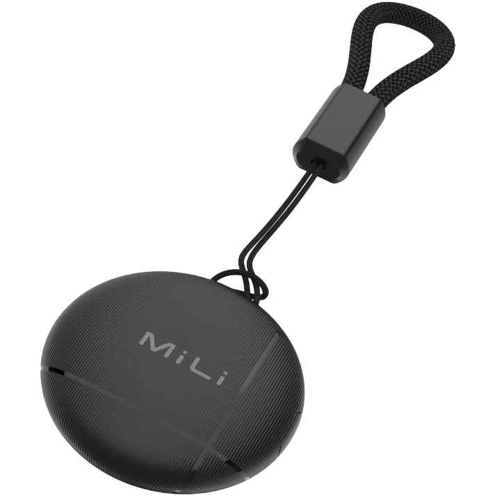 Tracker mit Apple Find My und Android Find Hub, Fixed LiTag GPS, mit Lautsprecher, Schwarz