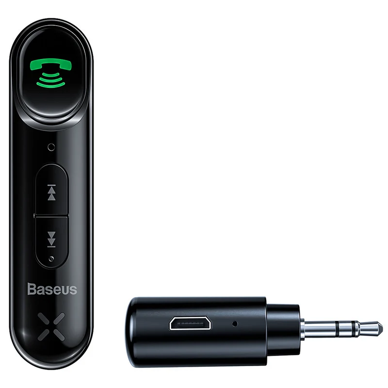 Adapter Baseus Transmiter Audio BSBA-02 (Overseas Edition), Schwarz