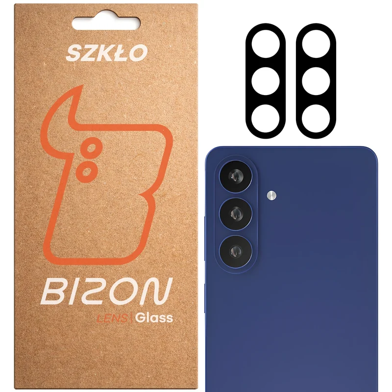 Gehärtetes Glas für die Kamera für Galaxy S26 Plus, Bizon Glass Lens, 2 Stück
