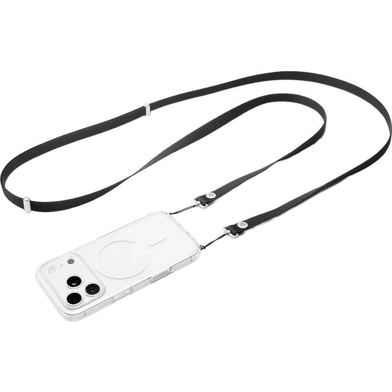 Umhängeband für Smartphone und Kamera, Spigen Lanyard Strap DA30L, Schwarz