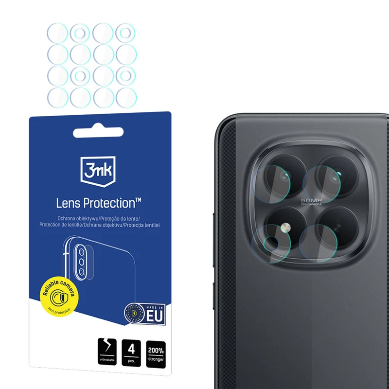 Objektivschutz für Xiaomi POCO M8 Pro 5G, 3mk Lens Protection, 4 Sätze