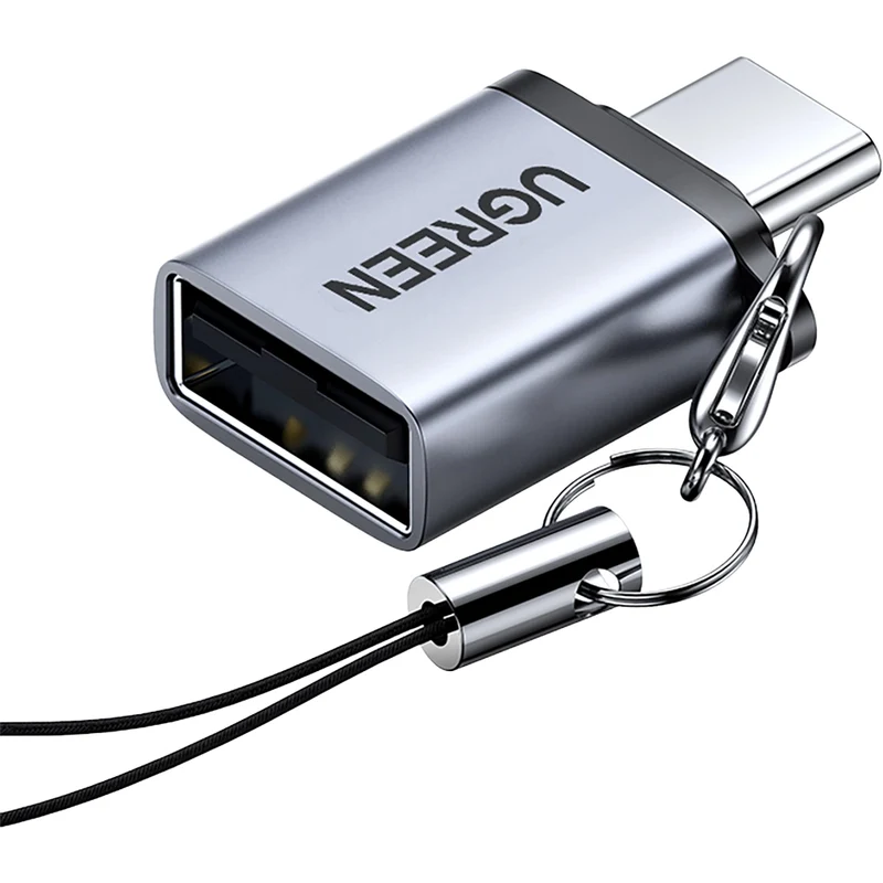 Adapter OTG USB-C (Stecker) auf USB-A 3.0 (Buchse), Ugreen US270, Grau