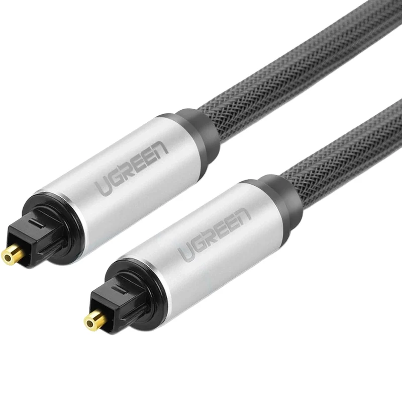 Optisches Kabel zu Toslink SPDIF, Ugreen AV108, 1 m, Grau