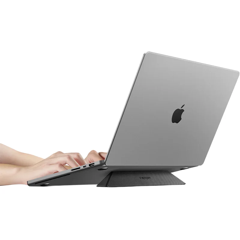 Universalständer für Laptop, Tablet und Tastatur, Spigen Slimfold LD201-S4, Schwarz