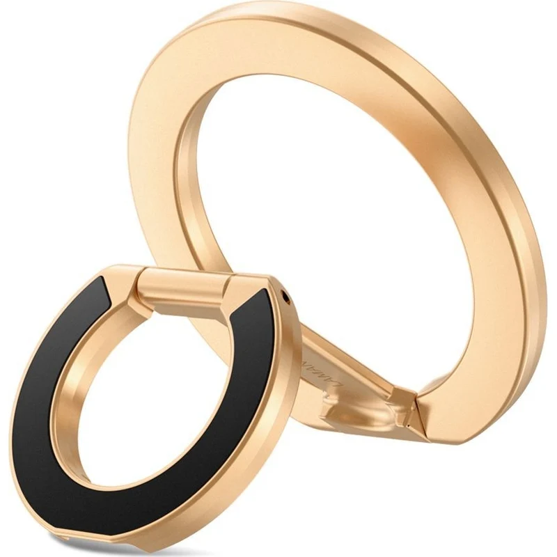 Magnetischer Fingerhalter, Tech-Protect MMR400 Lamano Magnetic MagSafe Ring, Telefonhaler, Golden