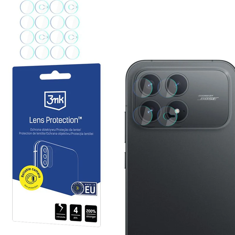 Objektivschutz für Xiaomi POCO F8 Pro, 3mk Lens Protection, 4 Sätze