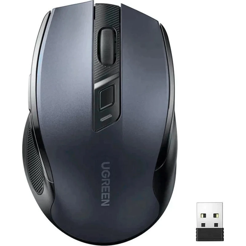 Kabellose Maus Ugreen MU006, 2.4 GHz USB-A, 4000 DPI, Schwarz