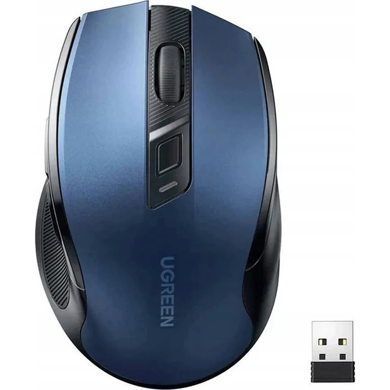 Kabellose Maus Ugreen MU006, 2.4 GHz USB-A, 4000 DPI, Blau