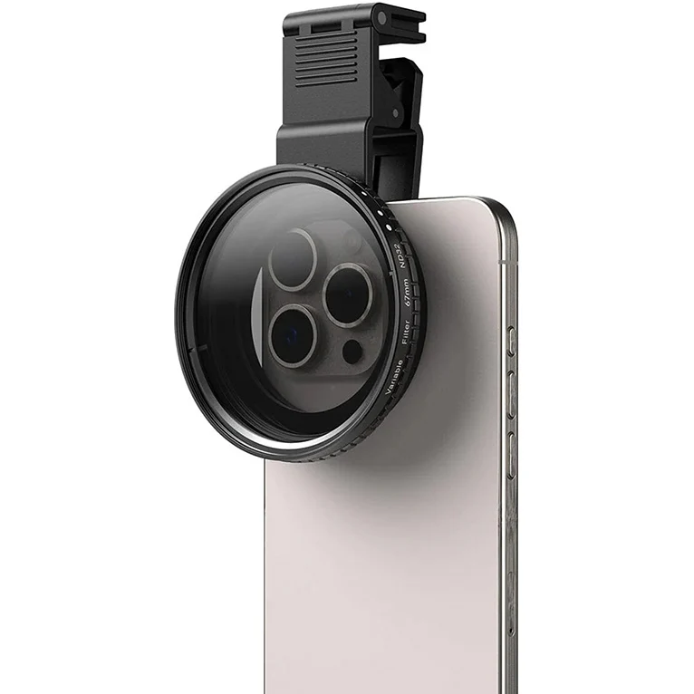 Smartphone Objektiv mit CPL Filter, Apexel HD Glass 67 mm CPL, Schwarz