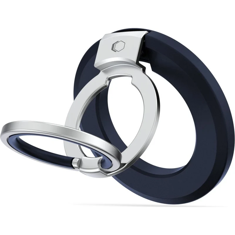 Magnetischer Fingerhalter, Tech-Protect MMR500 Magnetic MagSafe Ring, Telefonhaler, Dunkelblau