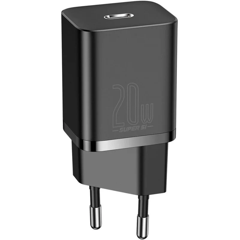 Baseus Ladegerät Super Si USB-C 20W, Schwarz