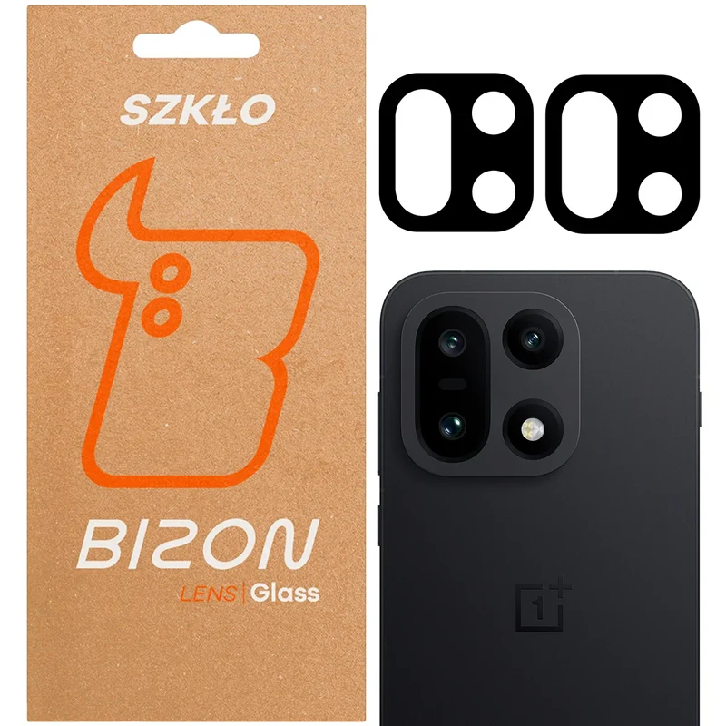 Gehärtetes Glas für die Kamera für OnePlus 15, Bizon Glass Lens, 2 Stück