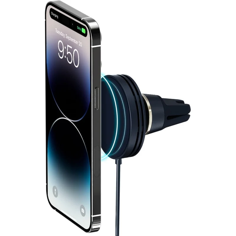 Magnetischer Autohalter iOttie Velox Mini MagSafe für iPhone für die Lüftungsgitter, Schwarz