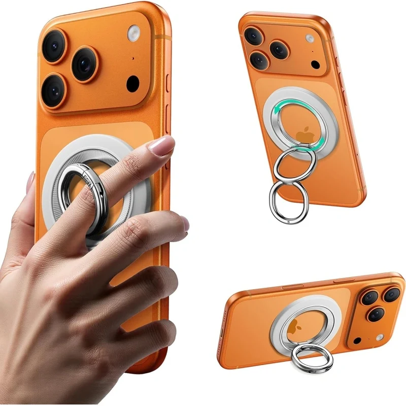 ESR Halolock 360 MagSafe Phone Ring Stand magnetischer Fingerhalter, Weiß