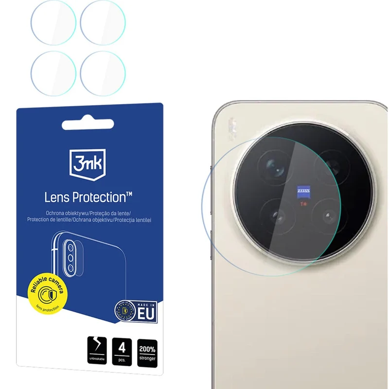 Objektivschutz für Vivo X300 Pro, 3mk Lens Protection, 4 Sätze