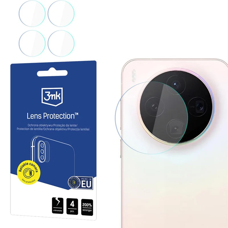 Objektivschutz für Vivo X300, 3mk Lens Protection, 4 Sätze